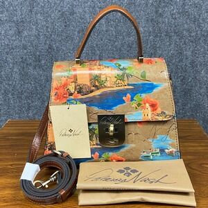 Patricia Nash French Riviera Chauny Top Handle‎ Satchel Handbag Purse Floral NWT